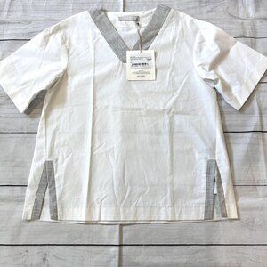 🆕NWT Unlabel White Iris Top